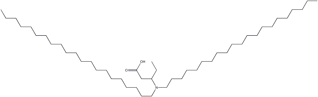 3-(Dihenicosylamino)valeric acid Structure