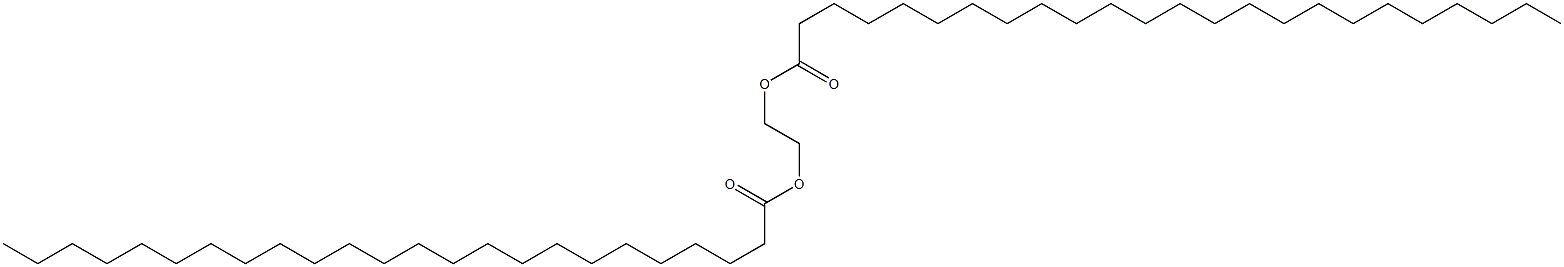 Ditetracosanoic acid 1,2-ethanediyl ester 구조식 이미지