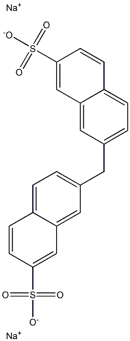 2,2'-Methylenebis(7-naphthalenesulfonic acid)disodium salt Structure