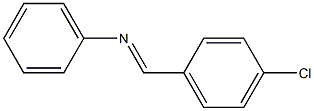 N-(4-Chlorobenzylidene)aniline 구조식 이미지