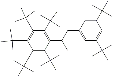 2-(Penta-tert-butylphenyl)-1-(3,5-di-tert-butylphenyl)propane Structure