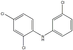 2,4-Dichlorophenyl 3-chlorophenylamine 구조식 이미지