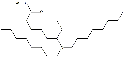 6-(Dioctylamino)octanoic acid sodium salt 구조식 이미지