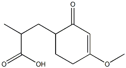 4-Methoxy-2-oxo-3-cyclohexenyl=isobutyrate Structure