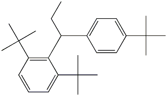 1-(2,6-Di-tert-butylphenyl)-1-(4-tert-butylphenyl)propane 구조식 이미지