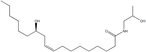 Ricinolic acid isopropanolamide 구조식 이미지