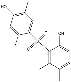 2,4'-Dihydroxy-2',5,5',6-tetramethyl[sulfonylbisbenzene] Structure