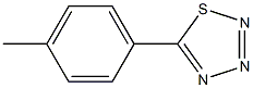 5-(4-Methylphenyl)-1,2,3,4-thiatriazole Structure