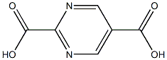 2,5-Pyrimidinedicarboxylic acid Structure