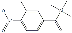 1-Nitro-4-(1-trimethylsilylethenyl)-2-methylbenzene Structure