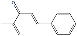 1-(Phenyl)-4-methyl-1,4-pentadien-3-one 구조식 이미지