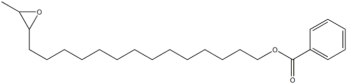 Benzoic acid 15,16-epoxyheptadecan-1-yl ester 구조식 이미지