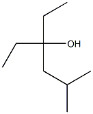 2-Methyl-4-ethyl-4-hexanol Structure