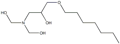 1-[Bis(hydroxymethyl)amino]-3-heptyloxy-2-propanol Structure