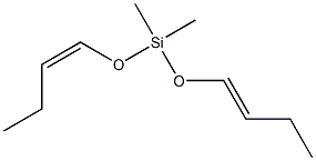 Dimethyl[(Z)-1-butenyloxy][(E)-1-butenyloxy]silane 구조식 이미지