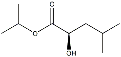 (R)-2-Hydroxy-4-methylpentanoic acid isopropyl ester 구조식 이미지