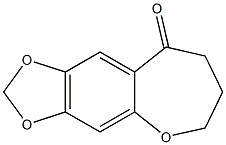 7,8-(Methylenedioxy)-3,4-dihydro-1-benzoxepin-5(2H)-one Structure