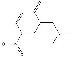 3-Nitro-N,N-dimethyl-6-methylene-2,4-cyclohexadiene-1-methanamine Structure