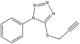 1-Phenyl-5-(propargylthio)-1H-tetrazole 구조식 이미지