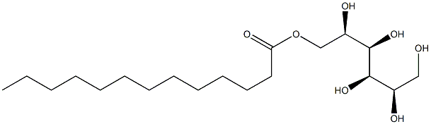 D-Mannitol 1-tridecanoate 구조식 이미지