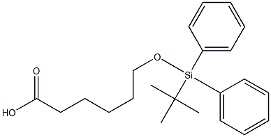 2-[4-[[Diphenyl(tert-butyl)silyl]oxy]butyl]acetic acid 구조식 이미지