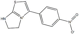 6,7-Dihydro-3-(p-nitrophenyl)-5H-imidazo[2,1-b]thiazol-4-ium Structure