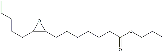 8,9-Epoxymyristic acid propyl ester 구조식 이미지