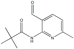 2-(Pivaloylamino)-6-methylpyridine-3-carbaldehyde 구조식 이미지