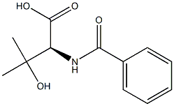 [S,(+)]-N-Benzoyl-3-hydroxy-L-valine 구조식 이미지