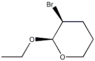 (2R,3S)-3-Bromo-2-ethoxytetrahydro-2H-pyran 구조식 이미지