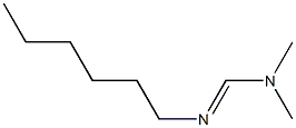 N,N-Dimethyl-N'-hexylformamidine Structure