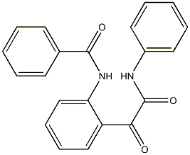 N-[2-[[(Phenylamino)carbonyl]carbonyl]phenyl]benzamide Structure