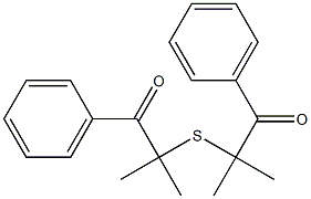 2,2,4,4-Tetramethyl-1,5-diphenyl-3-thiapentane-1,5-dione 구조식 이미지