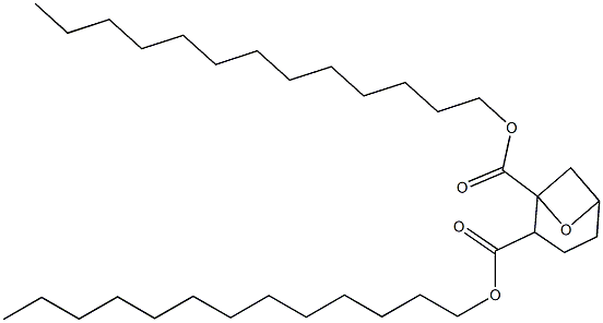 7-Oxabicyclo[3.1.1]heptane-1,2-dicarboxylic acid ditridecyl ester 구조식 이미지