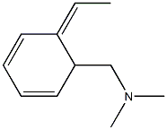 (1Z)-2-[(Dimethylamino)methyl]-1-ethylidene-3,5-cyclohexadiene 구조식 이미지