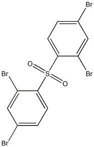 Bis(2,4-dibromophenyl) sulfone Structure