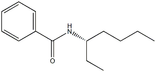 (+)-N-[(S)-1-Ethylpentyl]benzamide Structure