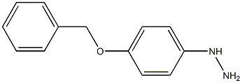 p-(Benzyloxy)phenylhydrazine 구조식 이미지