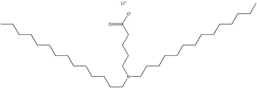 5-(Ditetradecylamino)valeric acid lithium salt Structure