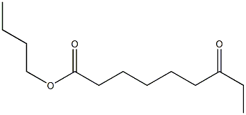 7-Ketopelargonic acid butyl ester Structure