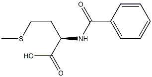 (R)-2-Benzoylamino-4-(methylthio)butanoic acid 구조식 이미지