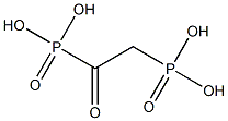 (Phosphonoacetyl)phosphonic acid 구조식 이미지