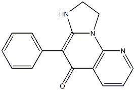 8,9-Dihydro-6-phenylimidazo[1,2-a][1,8]naphthyridin-5(7H)-one 구조식 이미지