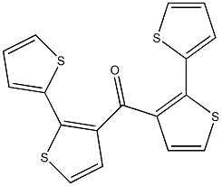 2-Thienyl(3-thienyl) ketone 구조식 이미지