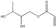 Acrylic acid 2,3-dihydroxybutyl ester 구조식 이미지