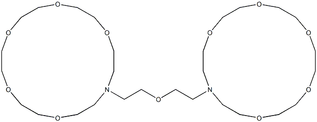 16,16'-[Oxybis(ethylene)]bis[1,4,7,10,13-pentaoxa-16-azacyclooctadecane] 구조식 이미지