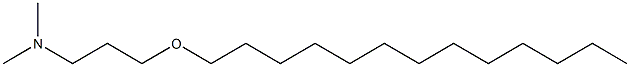 N,N-Dimethyl-3-tridecyloxypropylamine 구조식 이미지