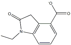 Ethyloxindole-4-carboxylate 구조식 이미지