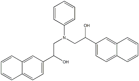 2-[(2-HYDROXY-2-NAPHTHALEN-2-YL-ETHYL)-PHENYL-AMINO]-1-NAPHTHALEN-2-YL-ETHANOL Structure