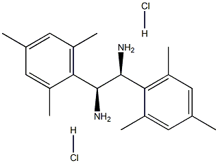 (S,S)-1,2-Bis(2,4,6-trimethylphenyl)-1,2-ethanediamine dihydrochloride, 95%, ee 99% Structure